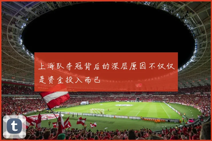 上海队夺冠背后的深层原因不仅仅是资金投入而已